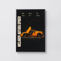 Vintage McLaren Artura Spider Print, Car Wall Art