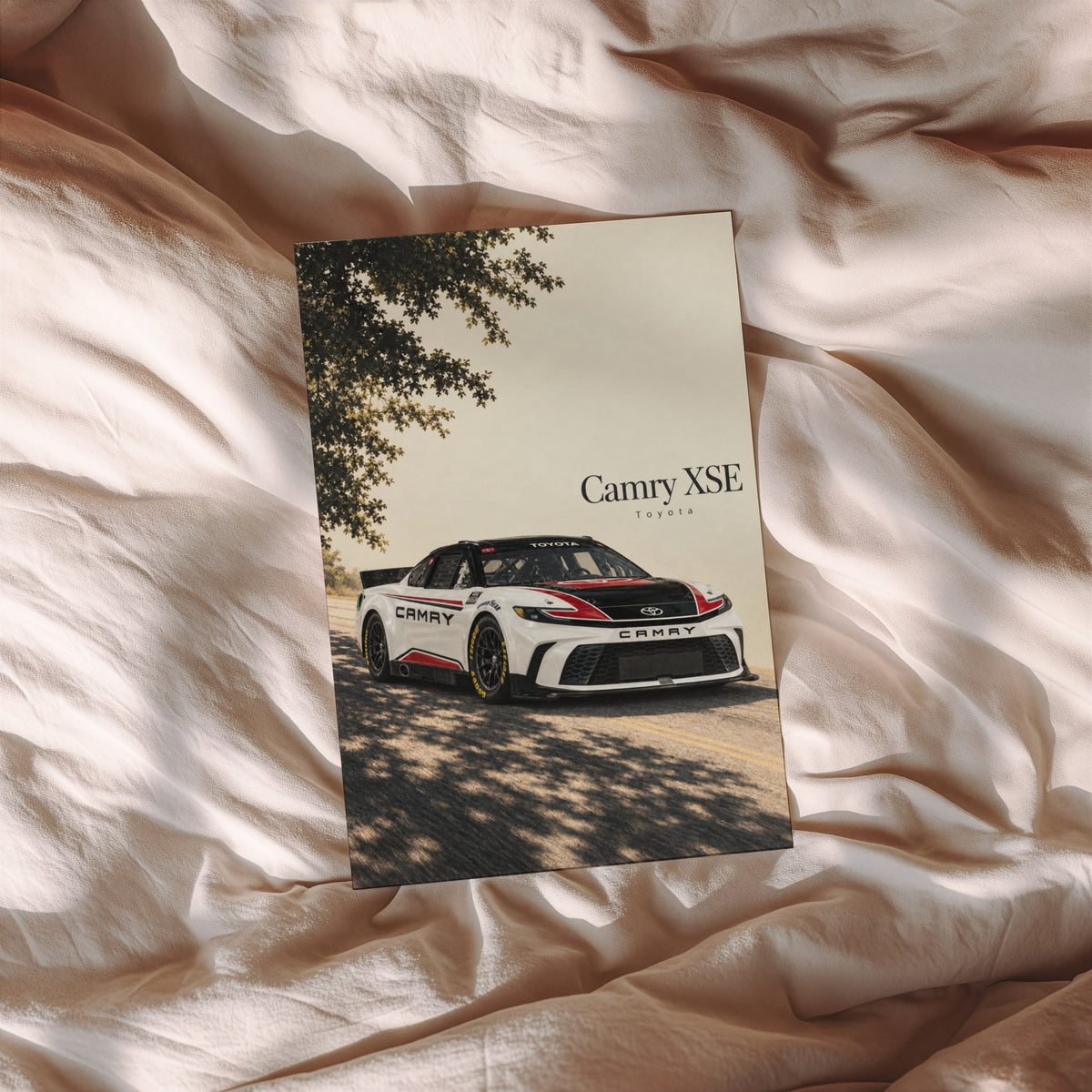 Vintage Toyota Camry XSE Print, Racing Car Art