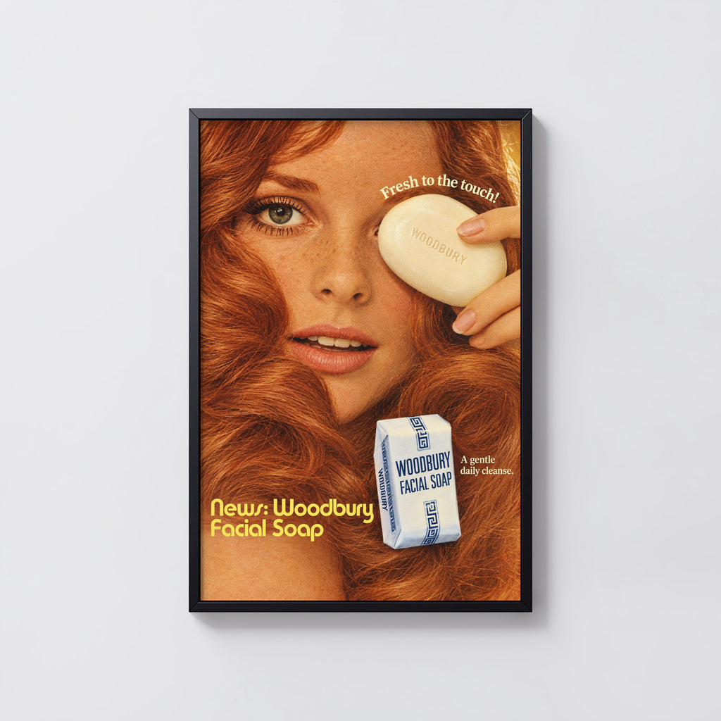 Vintage Woodbury Soap Poster, Retro Advert Wall Art, Print
