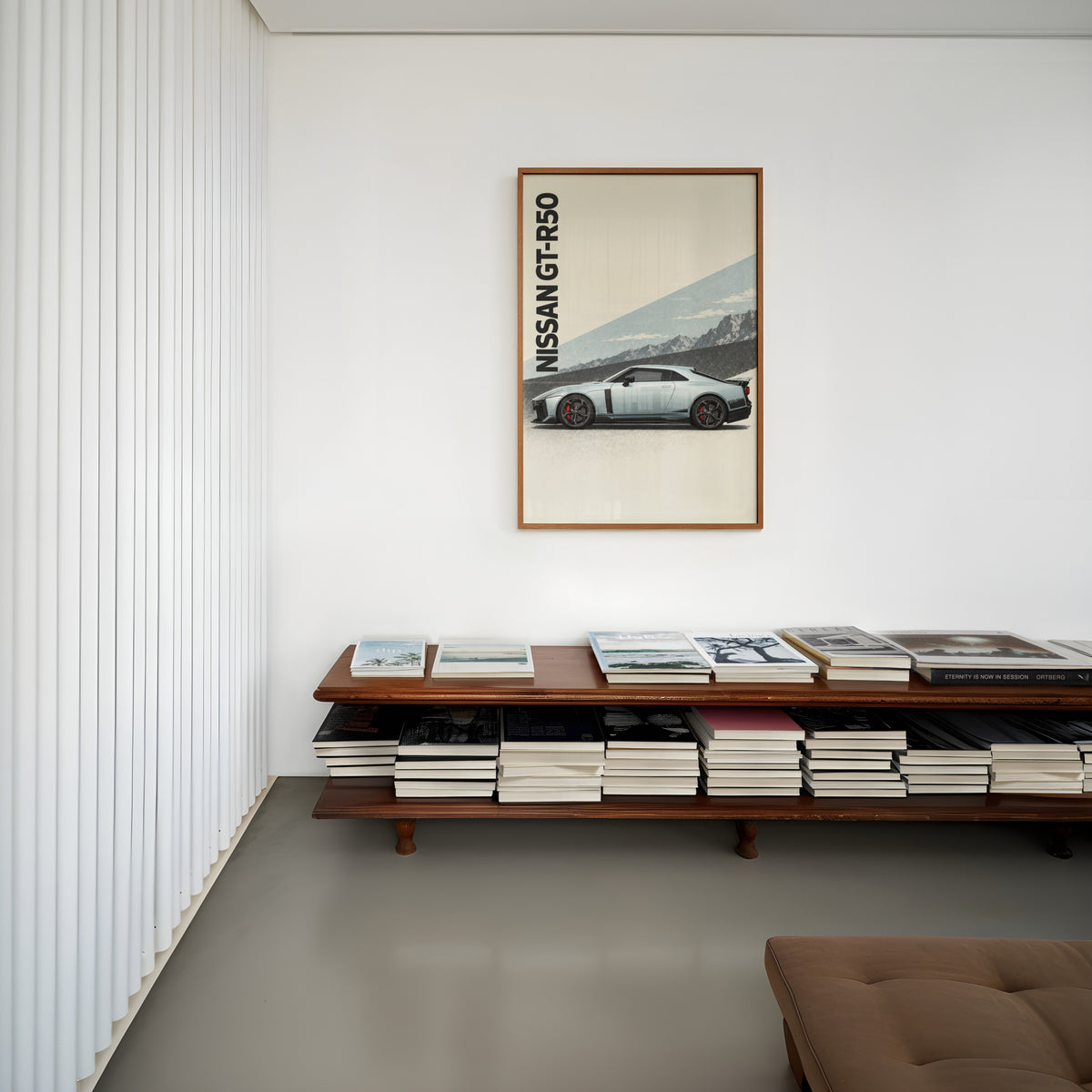 Vintage Nissan GT-R50 Print, Car Wall Art