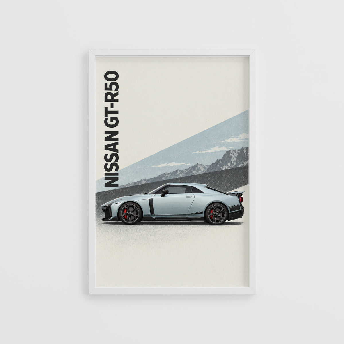 Vintage Nissan GT-R50 Print, Car Wall Art