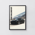 Vintage Dodge Challenger SRT Print, Muscle Car