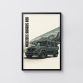 Vintage Mercedes Brabus 800 Print, G-Class SUV