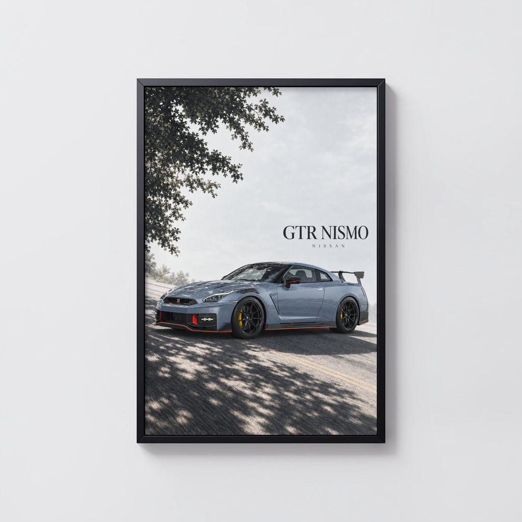 Vintage Nissan GTR NISMO Print, Car Wall Art
