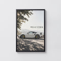 Vintage Porsche 992 Gunther Print, Car Wall Art