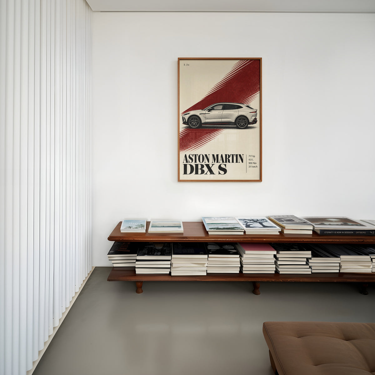 Vintage Aston Martin DBX S Print, Car Poster, Wall Art