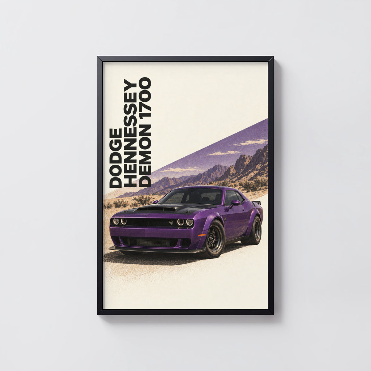 Vintage Dodge Demon Print, Muscle Car Poster