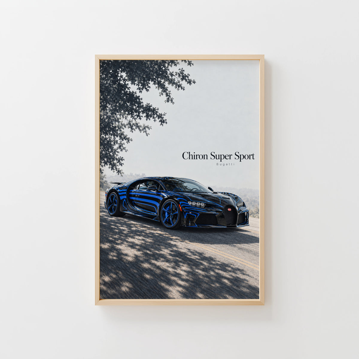 Vintage Bugatti Chiron Super Sport Print