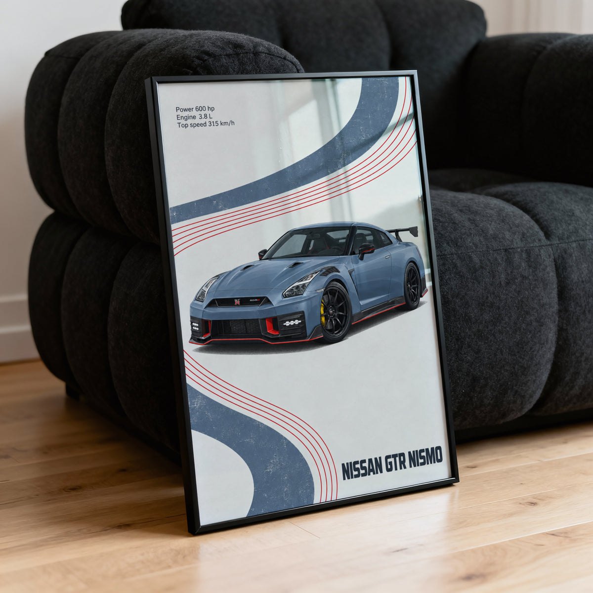 Vintage Nissan GTR Nismo Print, Car Wall Art