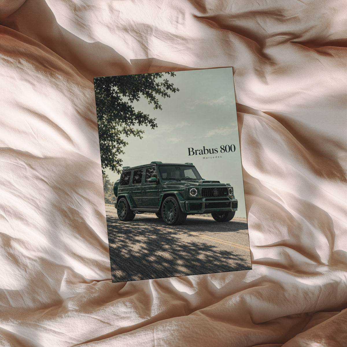 Vintage Mercedes Brabus 800 Print, SUV Wall Art