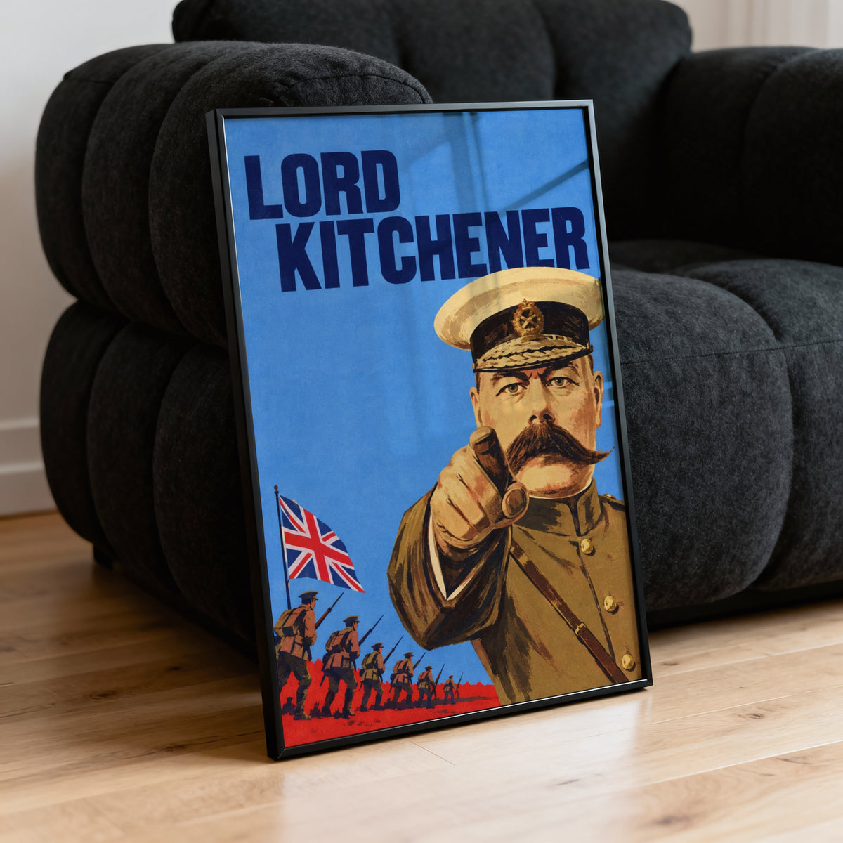 Vintage Lord Kitchener Poster, British Military Wall Art