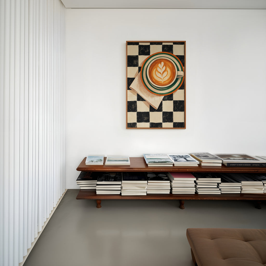 Vintage Coffee Print and Poster, Cafe Wall Art