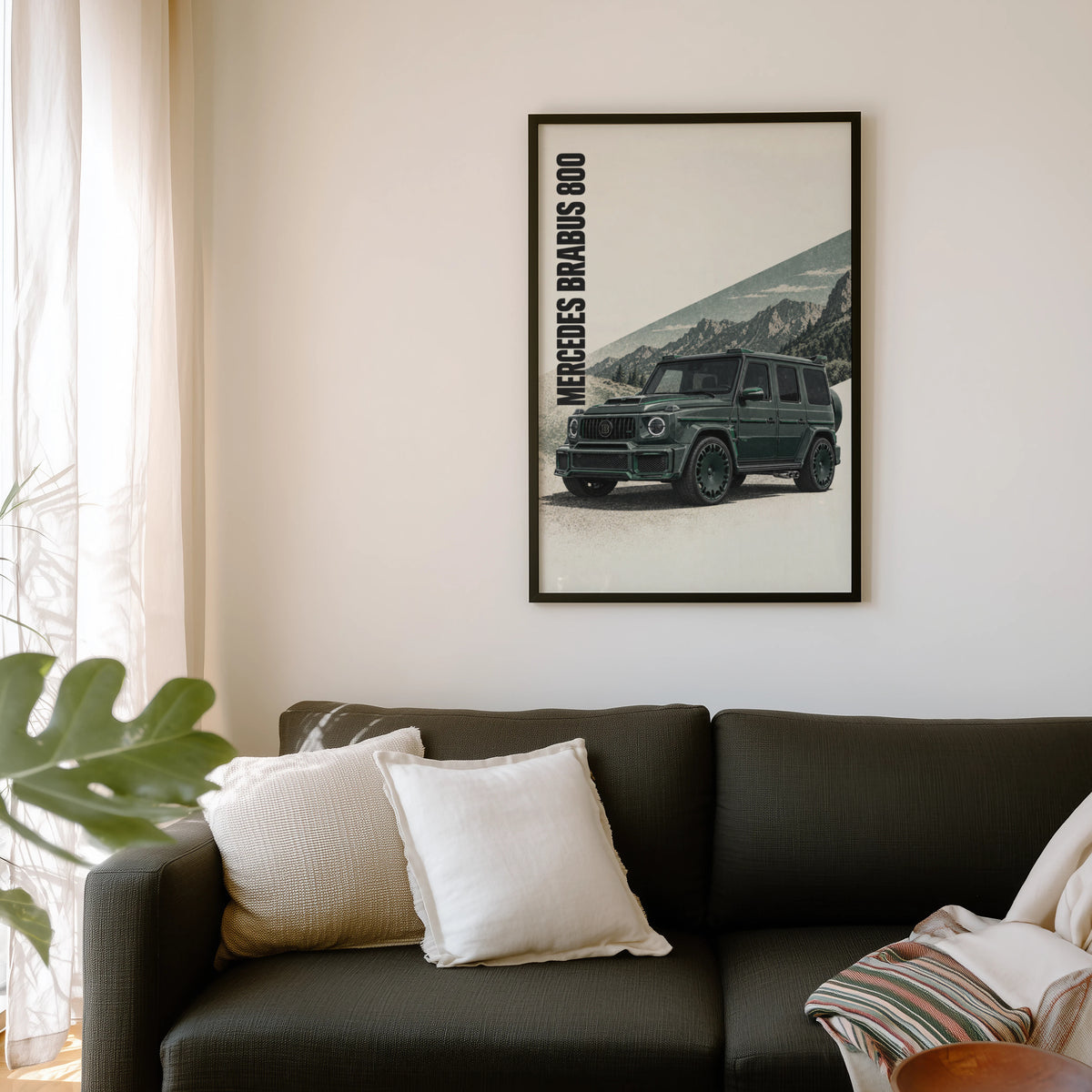 Vintage Mercedes Brabus 800 Print, G-Class SUV