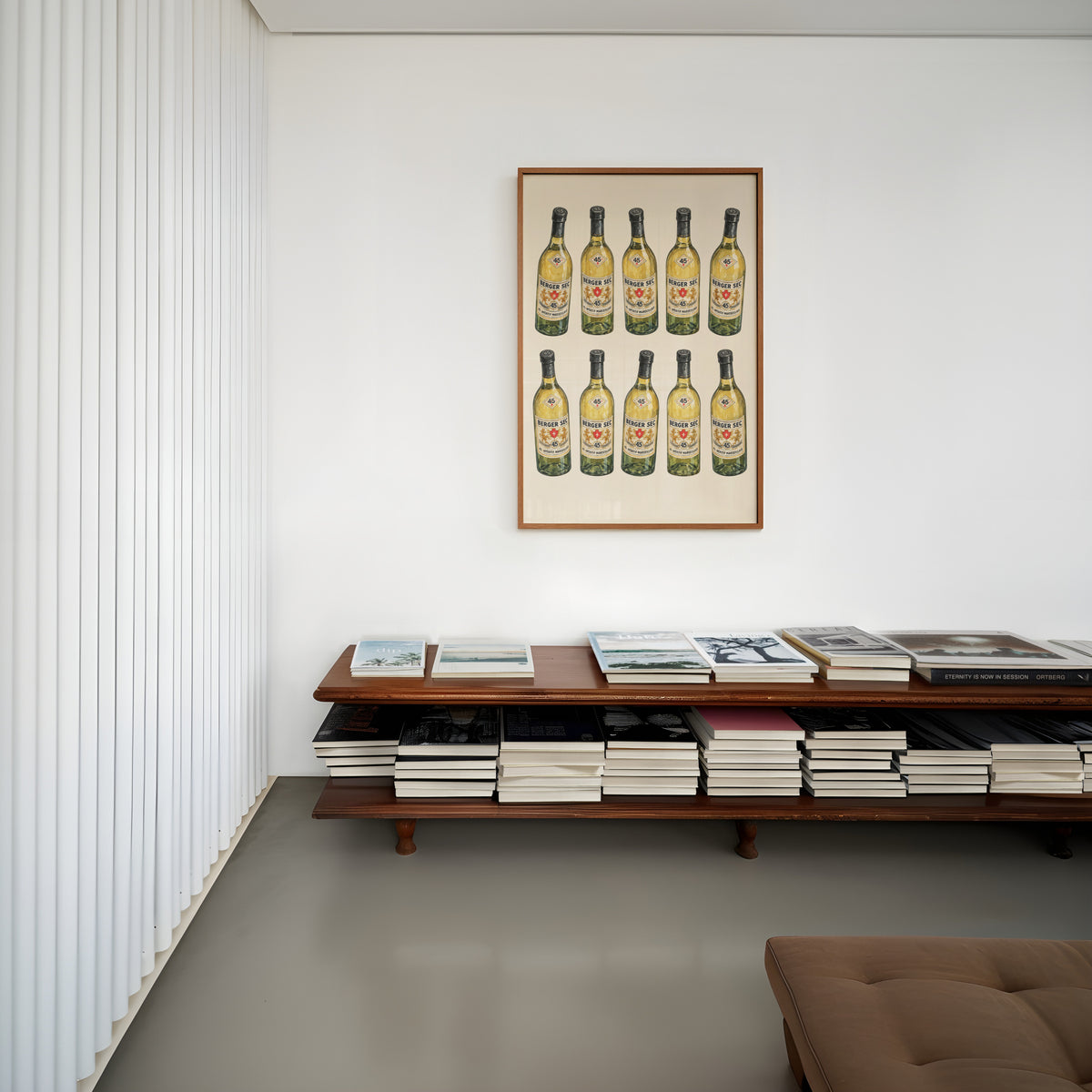 Vintage Berger Sec Print Poster, Aperitif Bottles