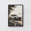 Vintage Aston Martin DBX S Print, Car Poster, Wall Art