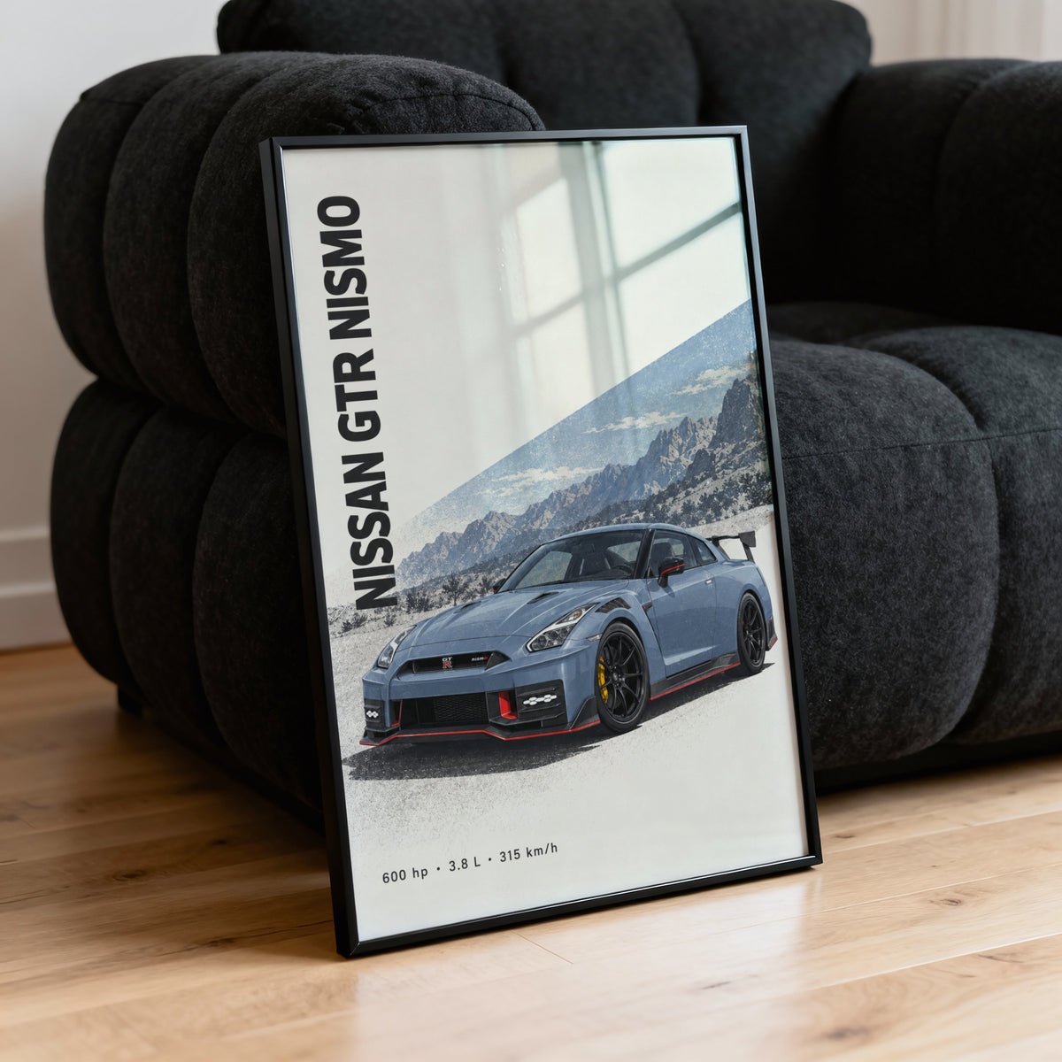Vintage Nissan GTR Nismo Print, Car Wall Art