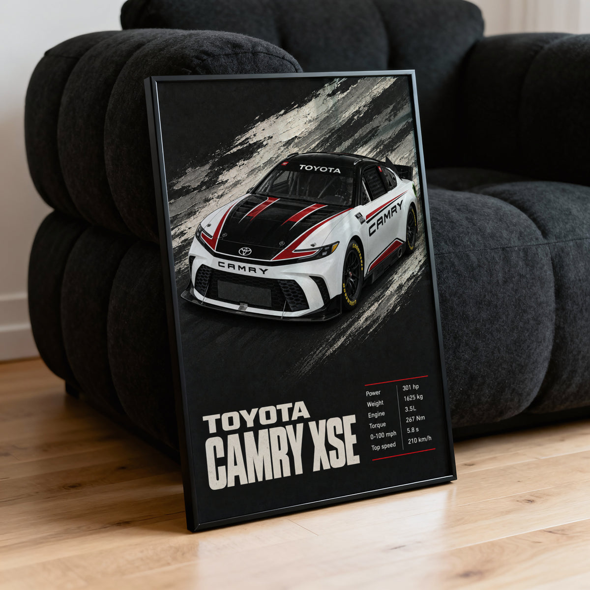 Vintage Toyota Camry XSE Print, Car Wall Art