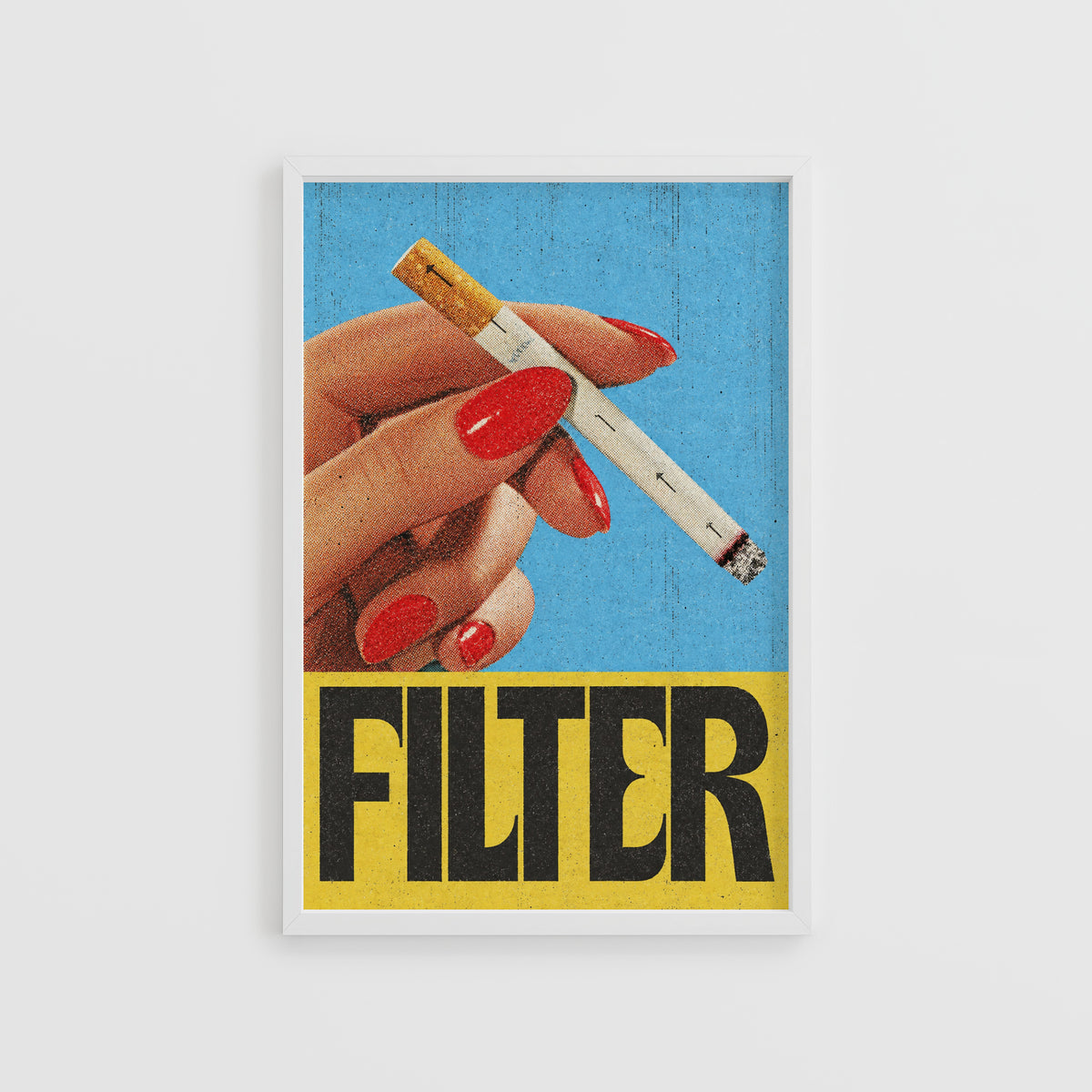 Vintage Cigarette Poster, Retro Advert Wall Art, Print