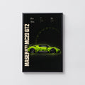 Vintage Maserati MC20 GT2 Print, Car Wall Art