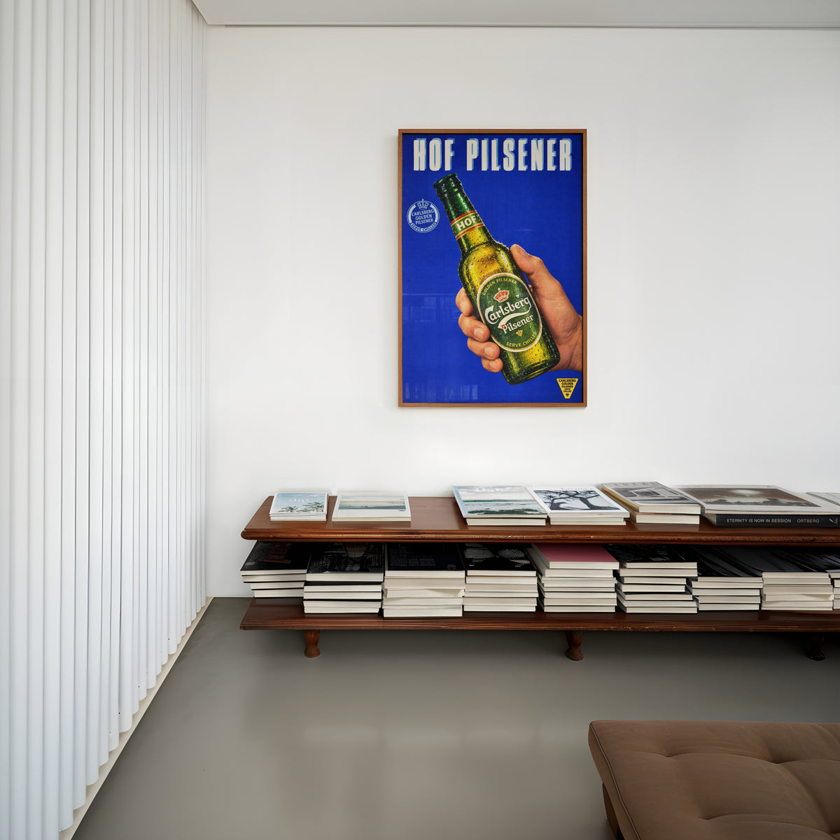 Vintage Carlsberg Hof Pilsener Beer Print and Poster