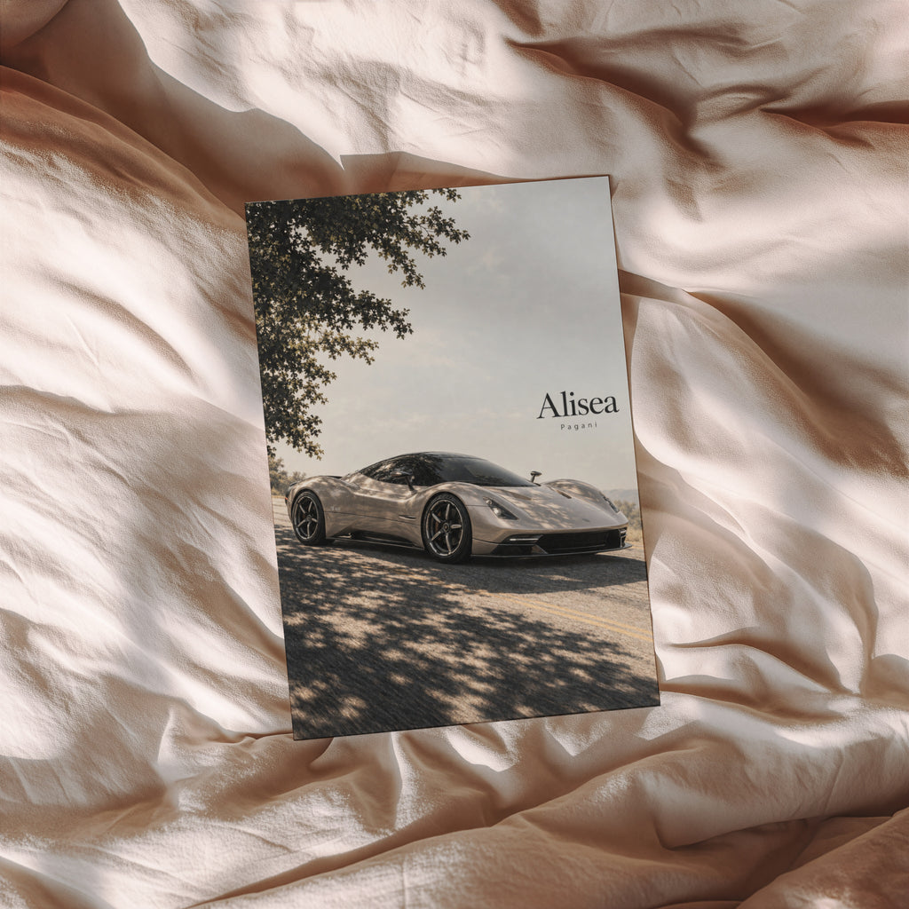 Vintage Pagani Alisea Supercar Print