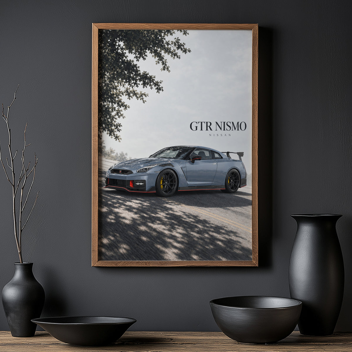 Vintage Nissan GTR NISMO Print, Car Wall Art