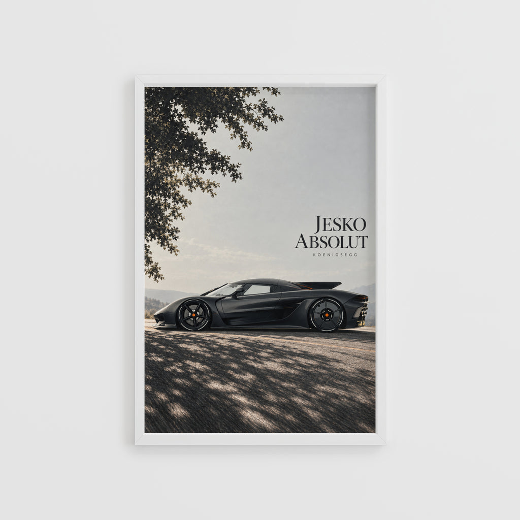 Vintage Koenigsegg Jesko Absolut Hypercar Print