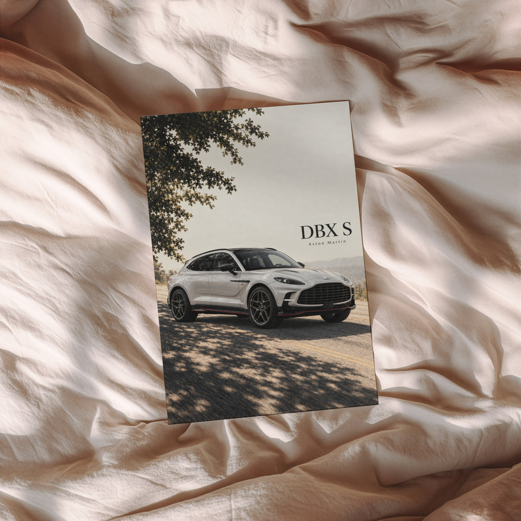 Vintage Aston Martin DBX S Print, Car Poster, Wall Art